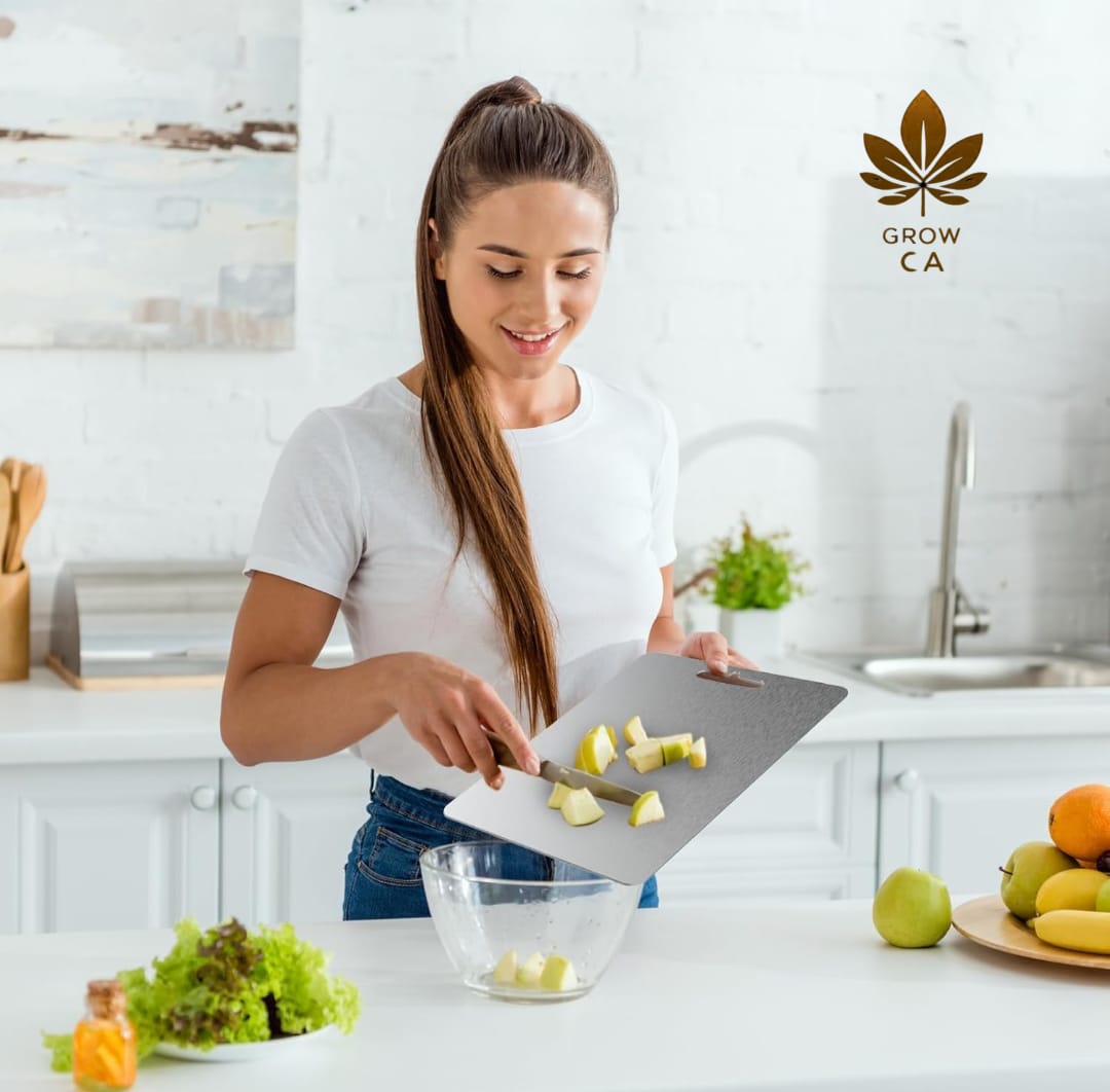 Premium stainless steel cutting board