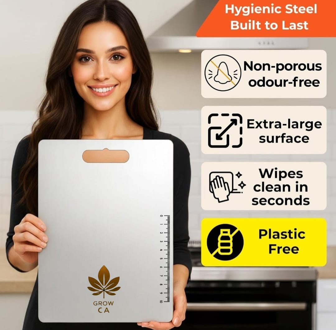 Premium stainless steel cutting board