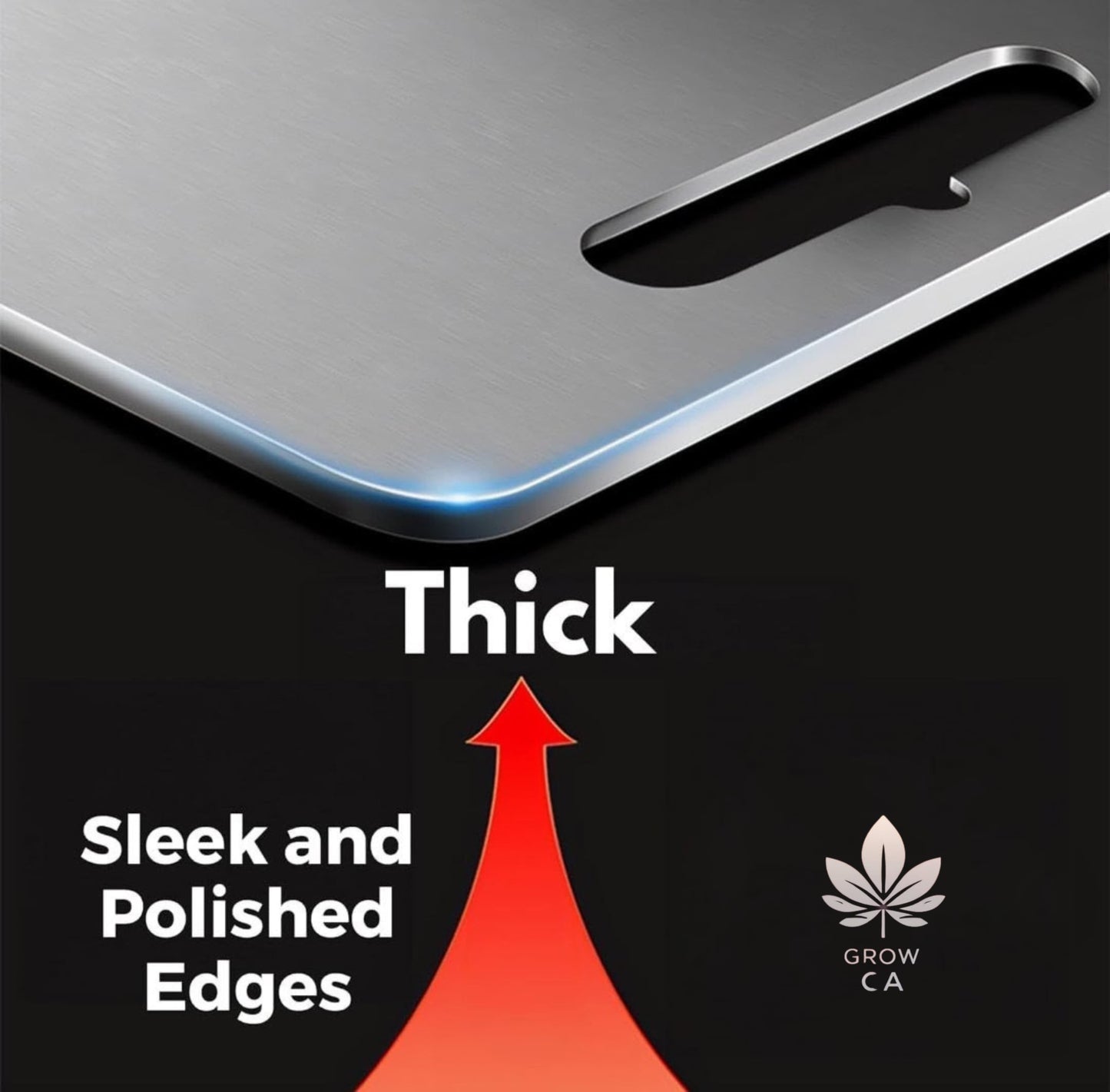 Premium stainless steel cutting board